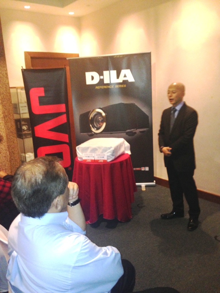Mr Takehide Sakamoto, MD of JVCKenwood Malaysia was present to launch the JVC 2014 range of projectors