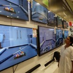 Wall of HD TVs