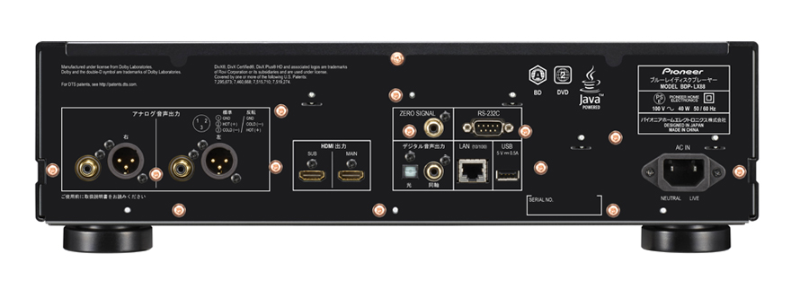 An unusual number of outputs, all geared to maximise performance