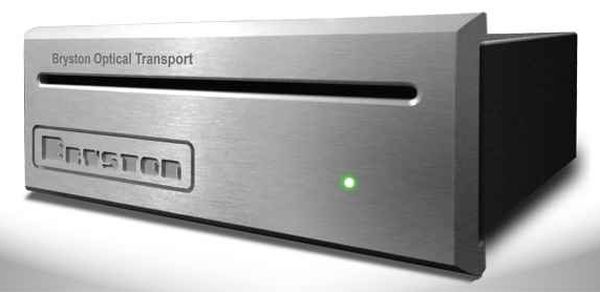The Bryston BOT-1 optical drive has a slot for loading the CD.