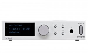 Half sized but fully functional, Audiolab's M-DAC from its Lab Series.