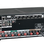 The connections at the rear of the Denon X2100W is minimalistic too