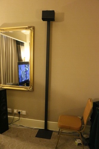 The SVS 'ceiling' speaker of Max's Dolby Atmos AV system.
