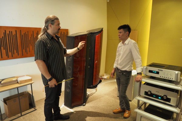 Bjorn and Andy Tan at the Odin 2 launch.