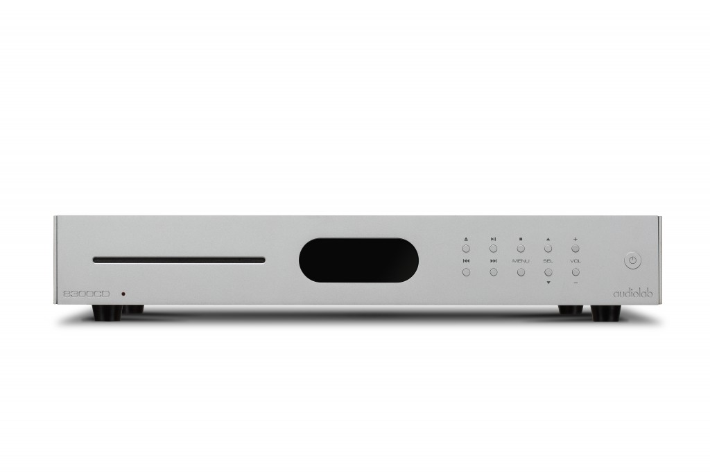 Audiolab's 8300CD features a revised fascia with slot loading
